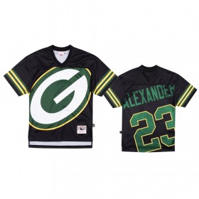 Maillot Green Bay Packers Jaire Alexander 23 Noir Big Face - Homme